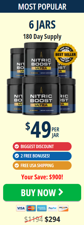 NitricBoost Ultra 6 bottle discount